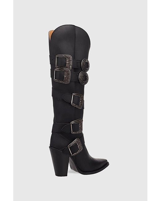 Dingo Black Spurwest Leather Boot