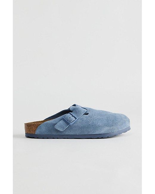 Birkenstock Blue Boston Soft Footbed Clog for men