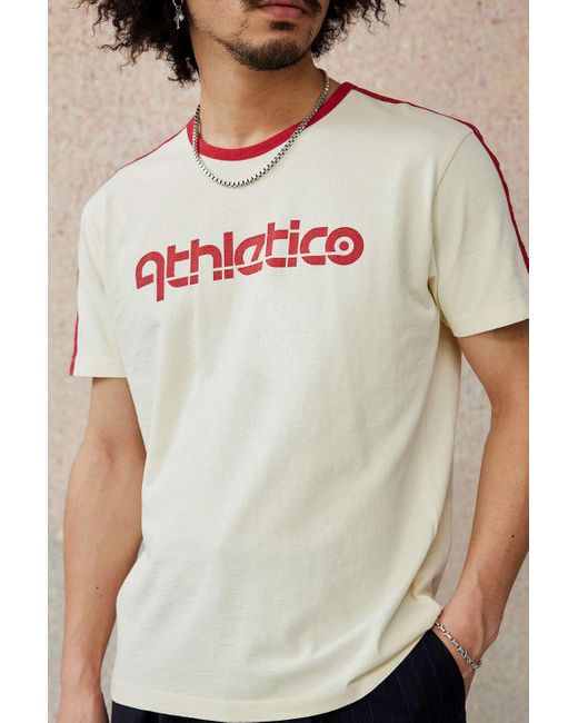 Urban Outfitters Natural Uo Athletico Ecru T-shirt for men