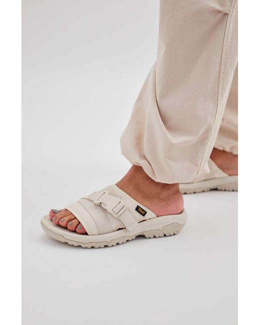 Teva Hurricane Verge Slide Sandal in Natural | Lyst