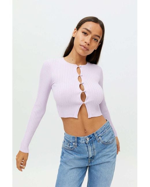 Uo Ashlyn Batwing Cropped Cardigan 2025