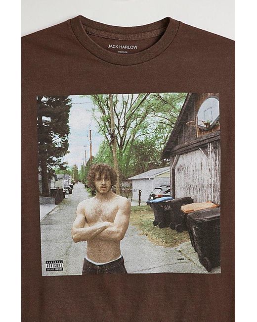 Urban Outfitters Brown Jack Harlow Photo Tee for men