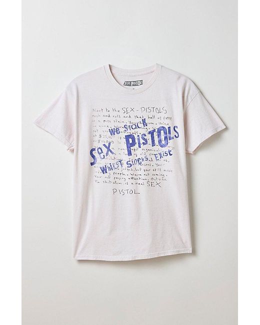 Urban Outfitters White Sex Pistols for men