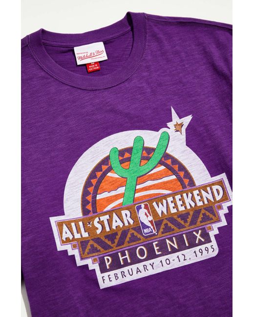 Mitchell & Ness 1995 Nba All Star Tee in Purple for Men | Lyst