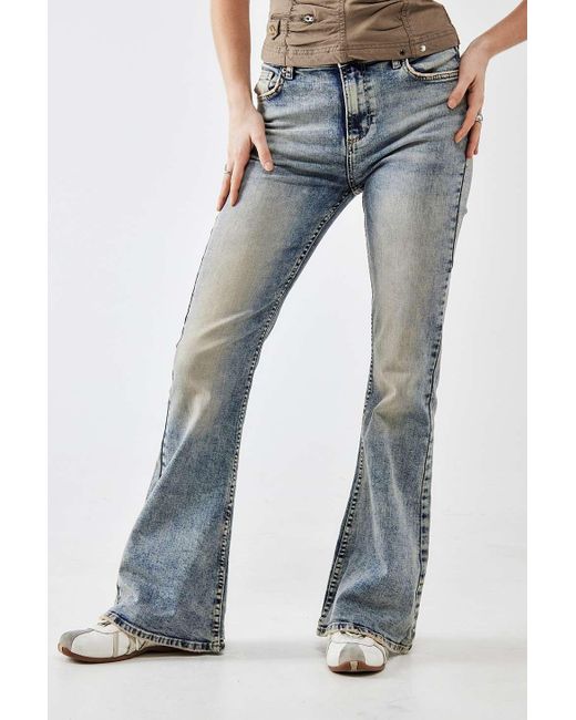 BDG Blue Atlas Cowgirl Tinted Mid-rise Flare Jeans