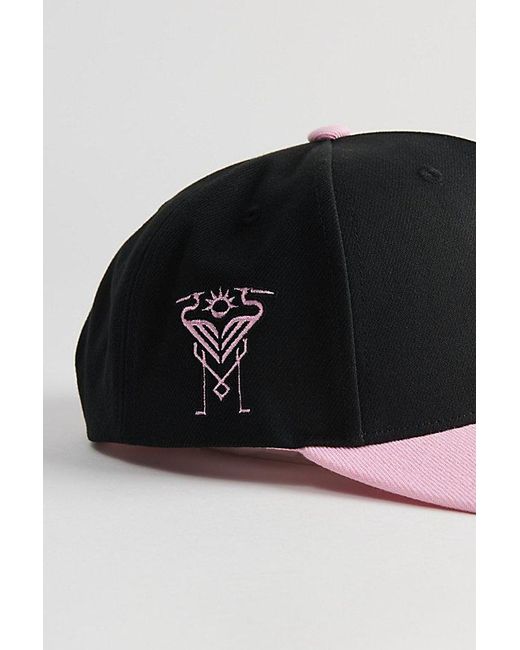Mitchell & Ness Pink Palm Tree Pro Inter Miami Cf Snapback Hat for men