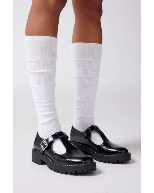 Urban Outfitters Uo Paige Tstrap Mary Jane Shoe Shoe In Black,at in