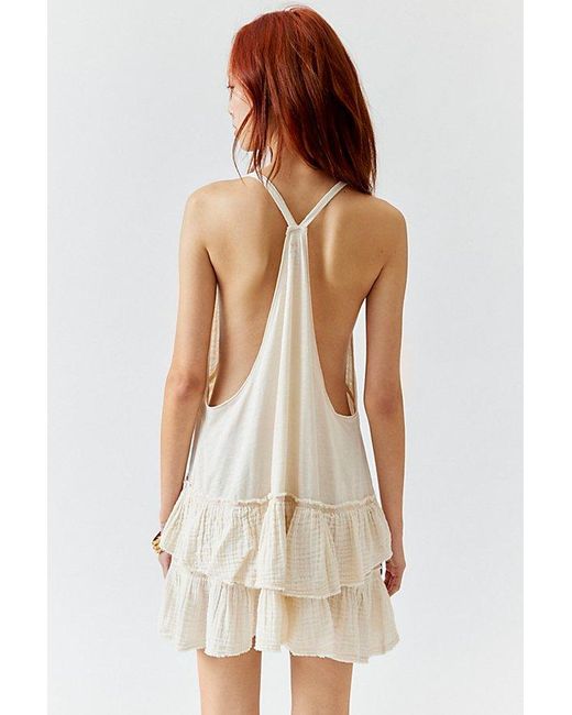 Out From Under White Driftless Racerback Mini Dress