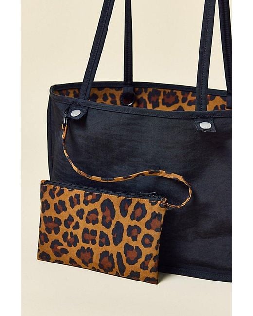 Baggu Natural Medium Nylon Reverse Tote Bag