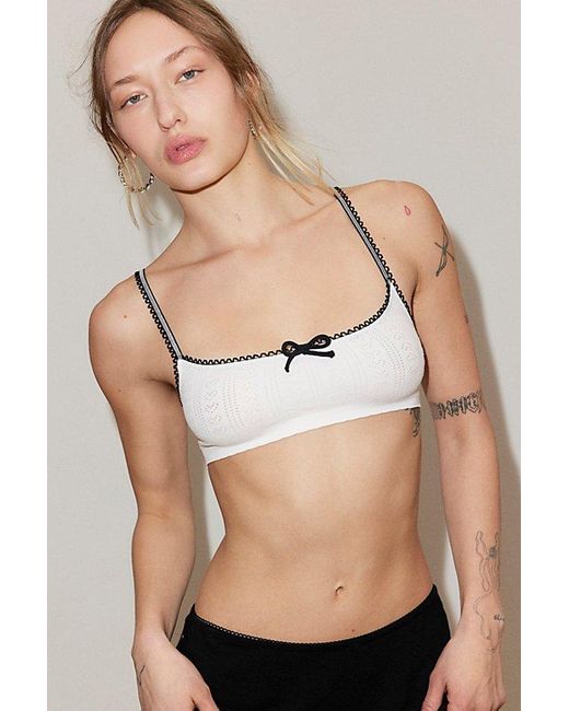 Out From Under Natural Isabella Pointelle Bralette