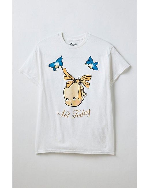 Urban Outfitters Gray Kewpie Not Today Graphic Tee for men