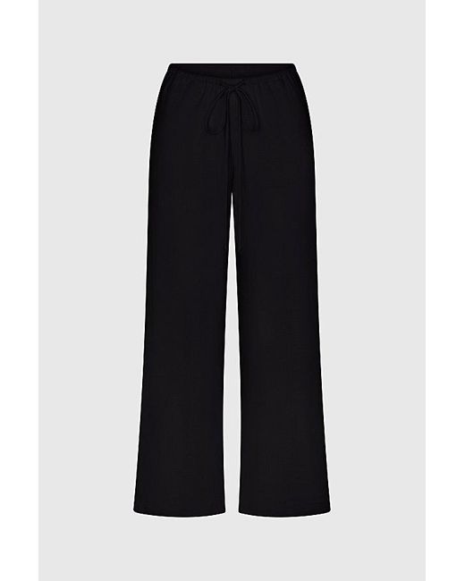RAT BOI Blue Drawstring Pointelle Pant