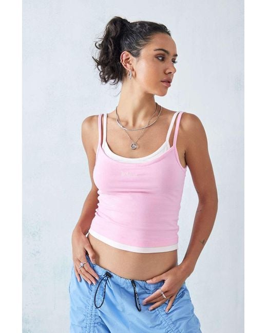 iets frans White Gigi Double Layer Cami