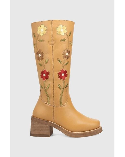 Dingo Multicolor Bloom Embroidered Leather Boot