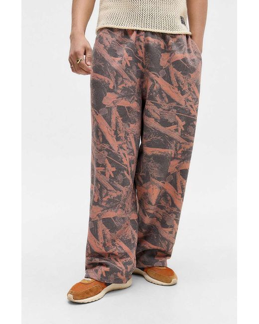 BDG Brown Zax Leaf Camo Joggers for men