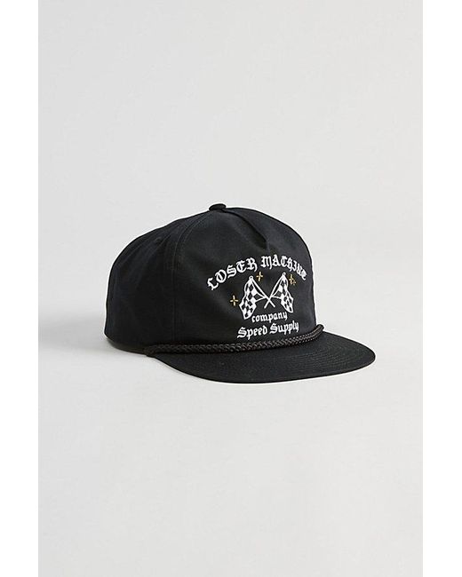 Loser Machine Black Speed Supply Baseball Hat for men