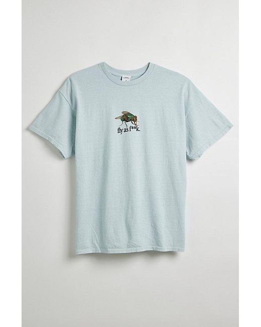Urban Outfitters Blue Fly As Tee for men