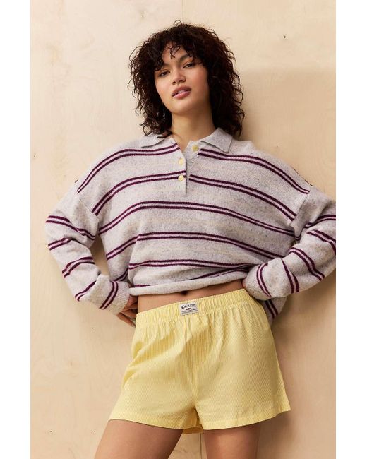 BDG Yellow Striped Boxers