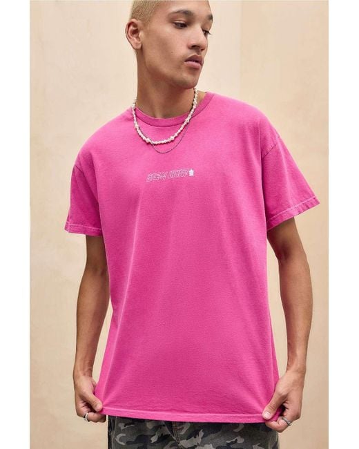 Urban Outfitters Pink Uo Seoul T-shirt 2xs At for men