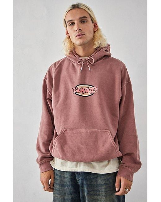Urban Outfitters Red Uo Dusty Rose Baked Hoodie Sweatshirt for men