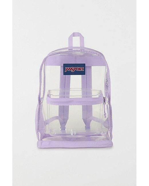 Jansport Purple Clear Backpack