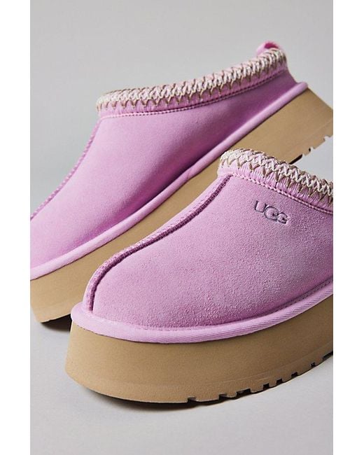 Ugg Purple Tazz Ii Platform Slippers
