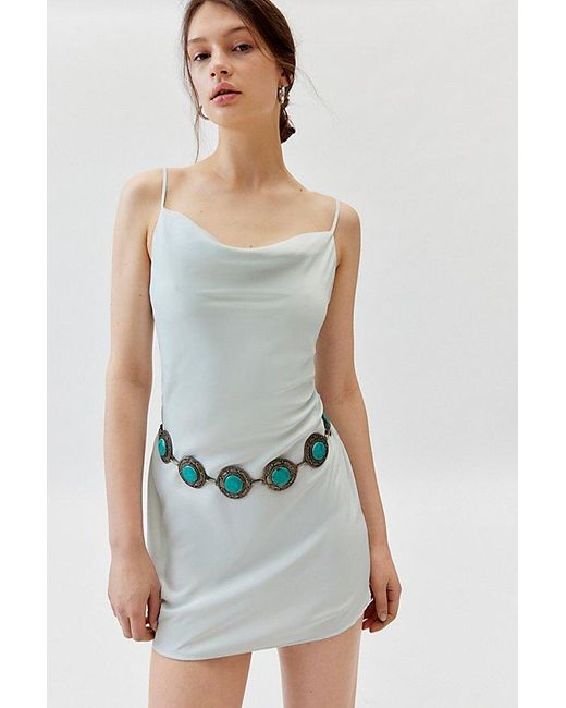 Urban Outfitters Multicolor Uo Mallory Cowl Neck Slip Dress