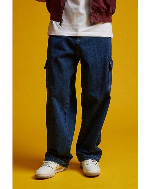 Obey Yellow Bigwig Baggy Cargo Jean for men