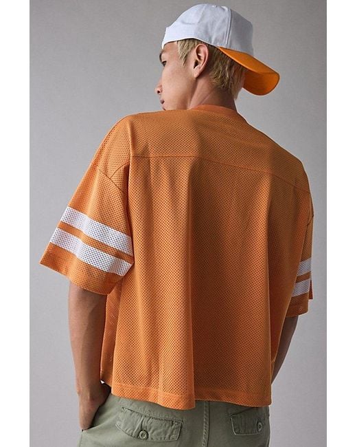 Urban Outfitters Orange Good Game Football Jersey Tee for men