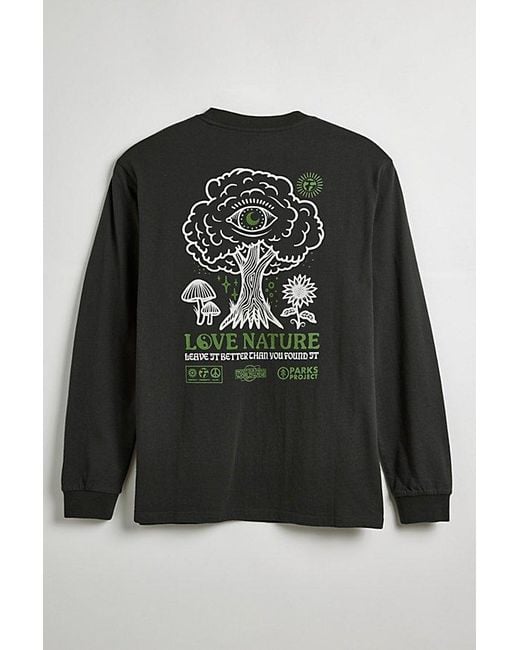 Parks Project Black Love Nature Long Sleeve Tee for men