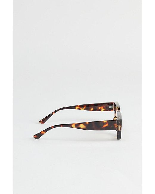 Urban Outfitters Brown Reef Rectangle Sunglasses for men
