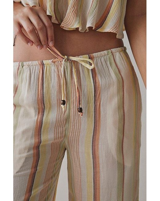 Out From Under Multicolor Seaside Side-Tie Wide-Leg Pant