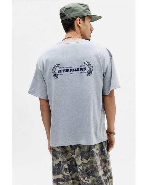iets frans Gray Grey Wreath T-shirt for men