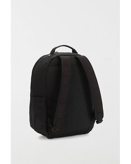 Kipling Black Seoul Large Nylon Backpack