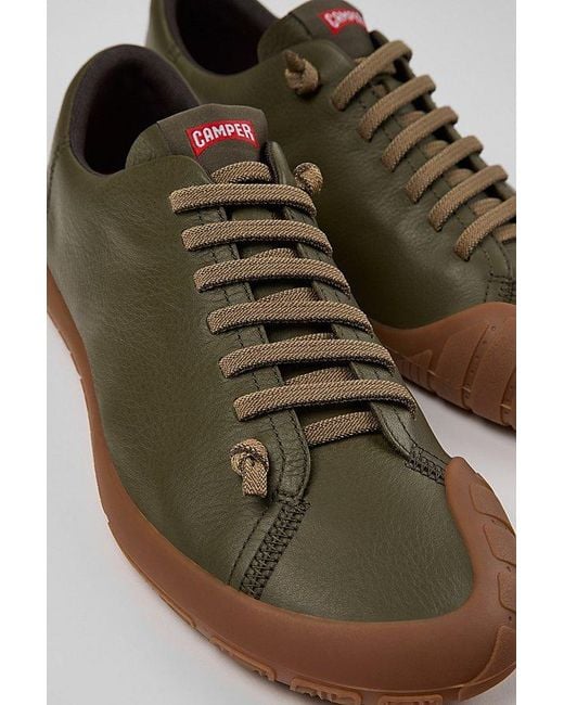 Camper Green Peu Path+ Leather Sneaker for men
