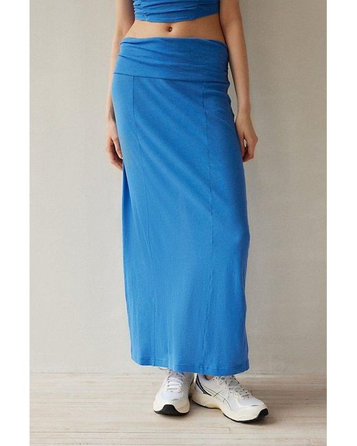 Out From Under Blue Arlo Midi Skirt