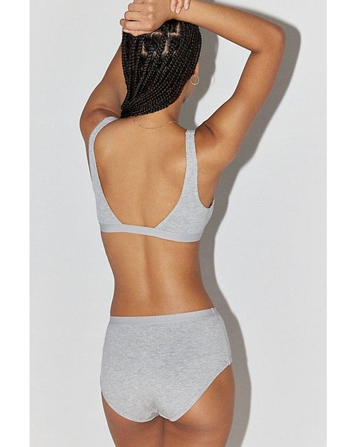 Out From Under White Back To Basics High-Waisted Brief
