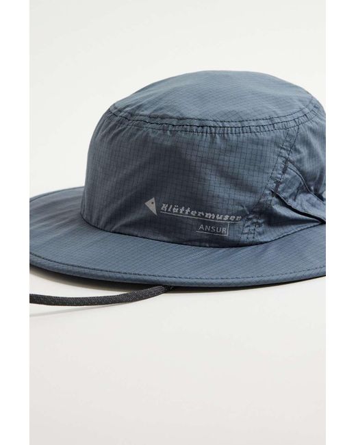 Klattermusen Blue Ansur Hiking Hat for men
