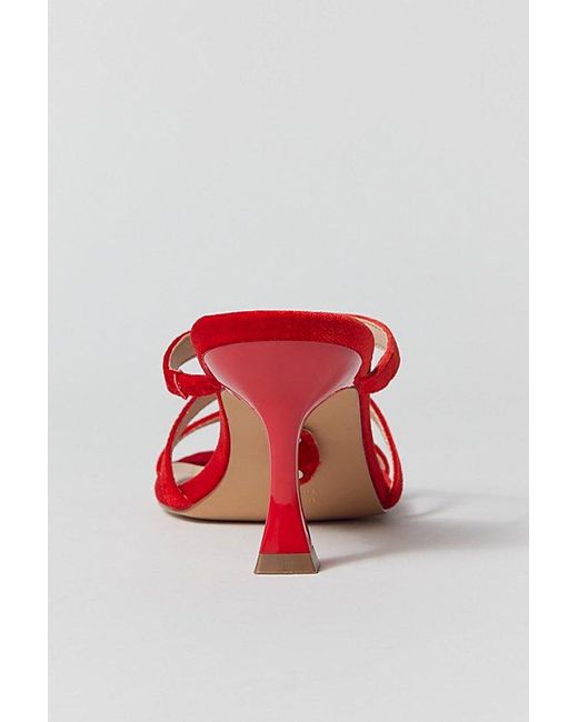 Urban Outfitters Red Uo Peyton Strappy Heel