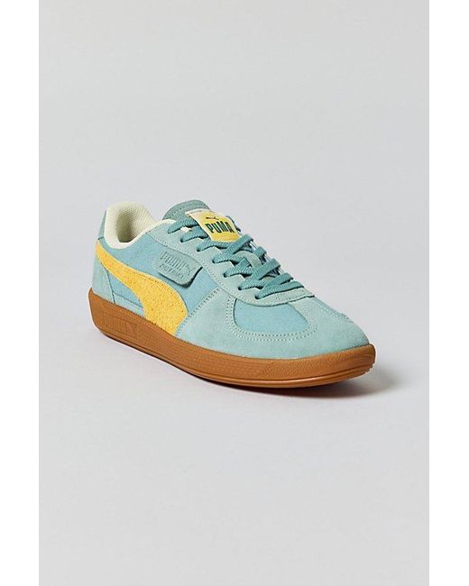 PUMA Black Palermo Weathered Look Sneaker for men