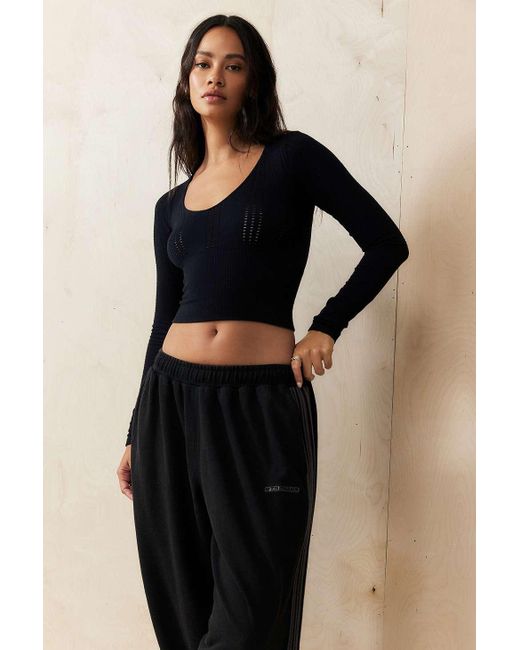 Out From Under Black Winnie Pointelle Top
