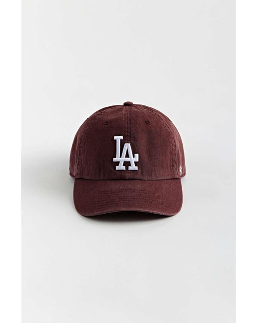 '47 Red Los Angeles Dodgers Baseball Hat for men