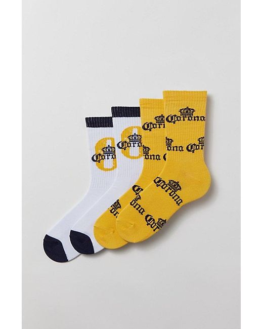 Urban Outfitters Blue Corona Ribbed Crew Sock 2-Pack for men