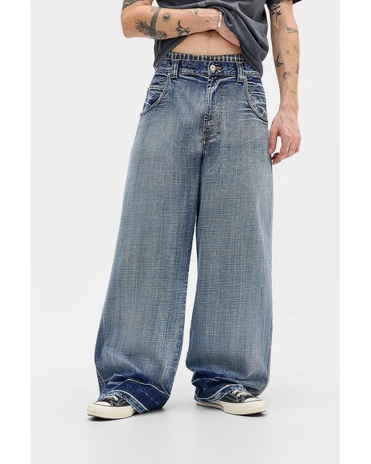 BDG Blue Neo Low Rise Skate Jeans for men