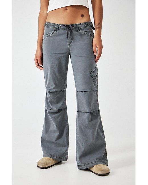 BDG Blue Candice Flare Cargo Pant
