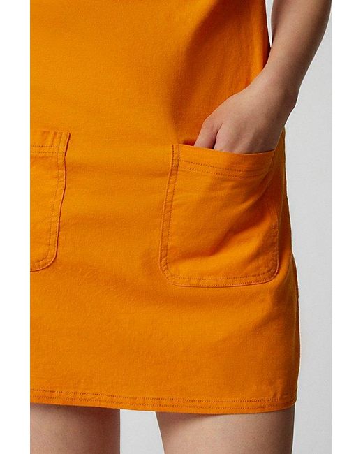 Urban Outfitters Orange Uo Keke Mini Dress