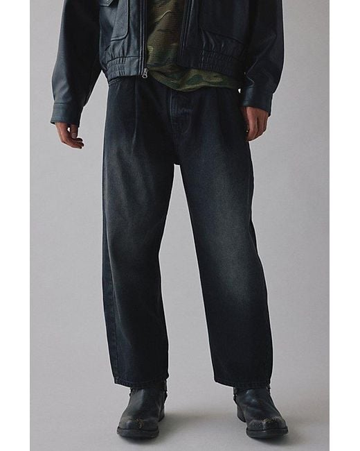 BDG Black Pleated Straight Fit Jean for men