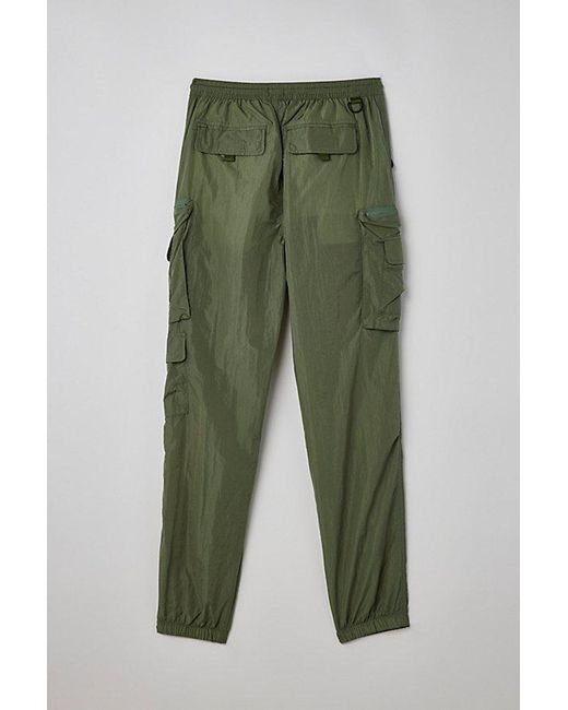 Standard Cloth Green Technical Nylon Cargo Pant for men