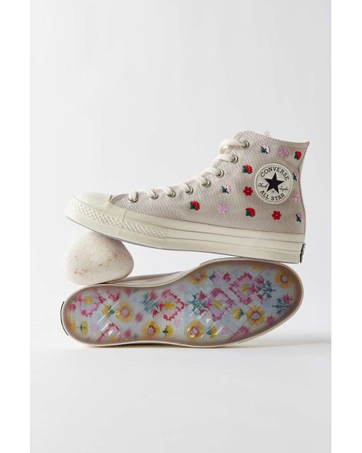 Converse Chuck 70 Floral Embroidery High Top Sneaker | Lyst Canada