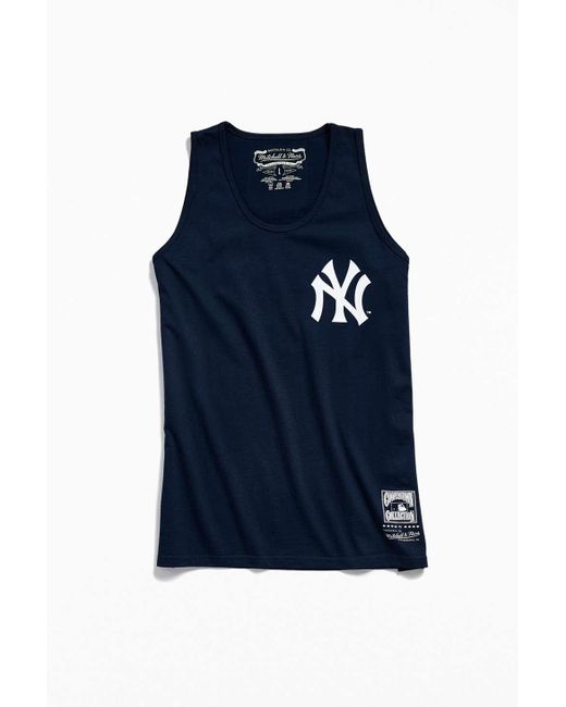 Mitchell & Ness Blue New York Yankees Tank Top for men